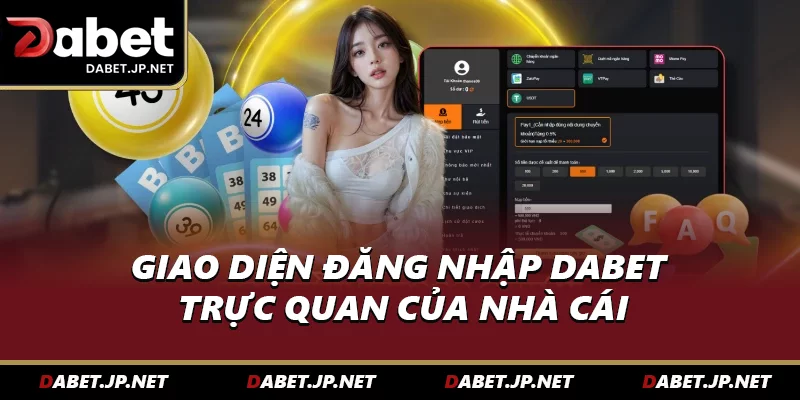 Giao diện đăng nhập trực quan của nhà cái